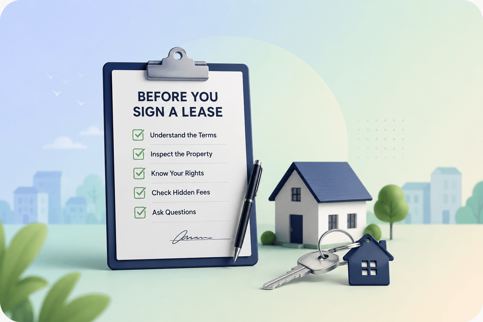 12 questions to ask a landlord before you sign a lease